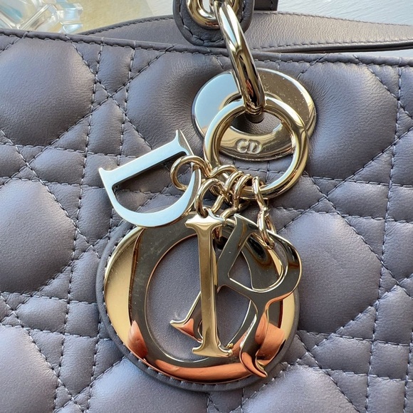 Dior Medium Lady Dior Bag Grey 2021 - Picture 5 of 8